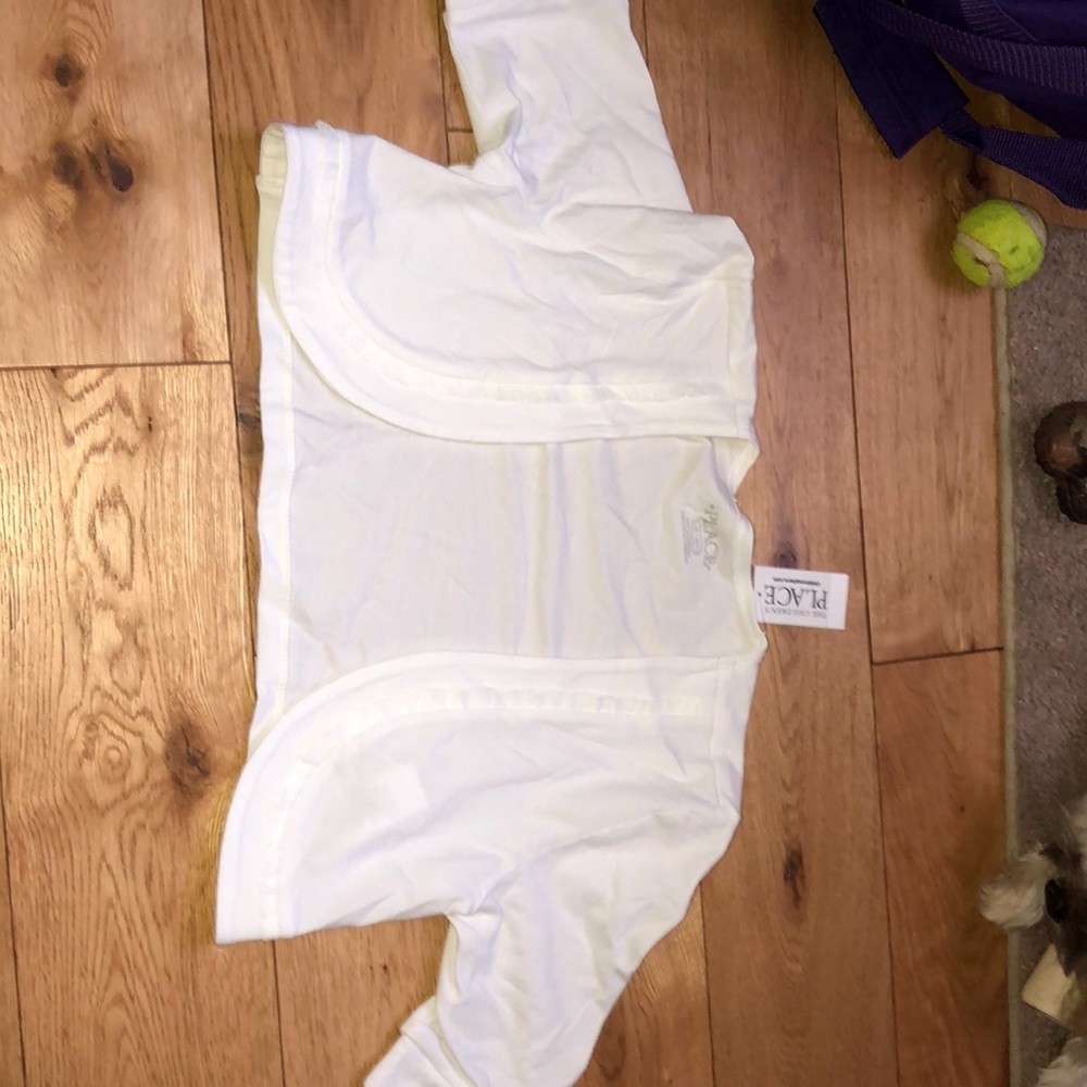 white children’s place cover up